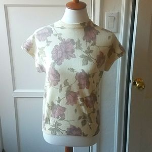 Bee by Banff LTD floral vintage sweater